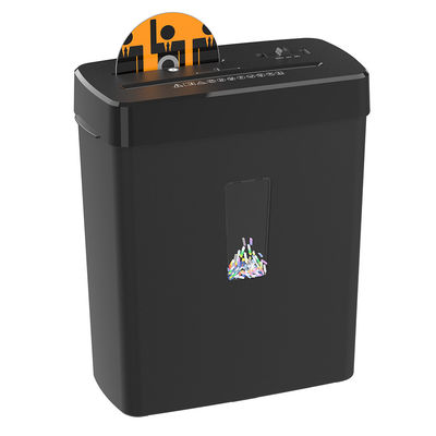 Mini Hitam 13L CD Kartu Kredit Mesin Paper Shredder 8 lembar untuk kantor rumah cd222P-8