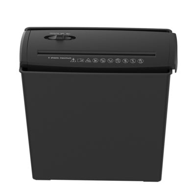 ukuran mini S606B bin plastik shredder kantor rumah 5 lembar A4 strip cut mesin shredding kertas