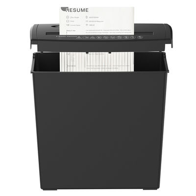 Strip Cut Paper Shredder Machine 72dB Noise Level S606B untuk rumah dengan 10L