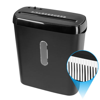 6 lembar strips cut mesin kertas shredder dengan 8L mini basket bin S636B