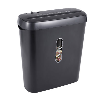8L Bin Commercial Paper Shredder 6 Sheet Strip Cut Shredder Keamanan Tingkat 2 S636B