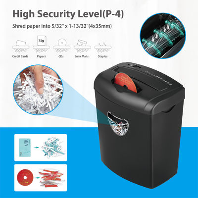 Heavy Duty Home Paper Shredder Machine 21Litre Low Noise cd218p-10 dengan fungsi kartu kredit CD shredding