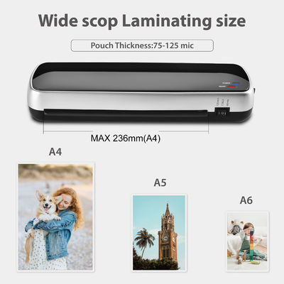 Foto Film dingin panas 80-125mic Pouch Laminator Machine