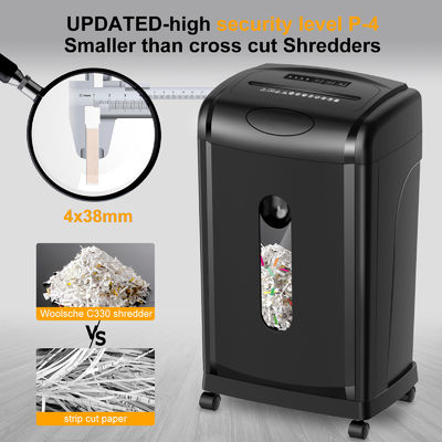 CE/EMC Certified Heavy Duty Paper Shredder Untuk Bisnis Dengan 30L Pull-Out Bin