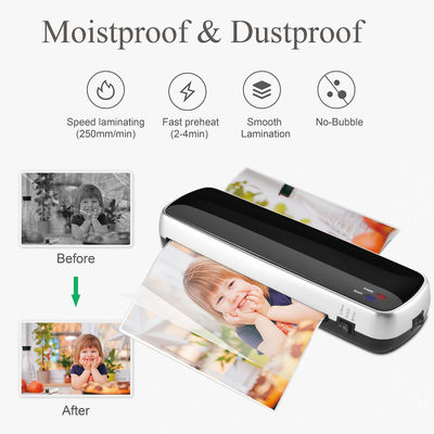 AC220V/50HZ Mesin Laminator Kantor Dengan Suhu Disesuaikan