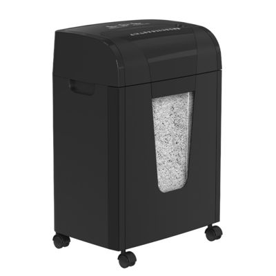 10 lembar Micro-Cut Shredder dengan siklus berjalan 45 menit, kartu / Staple Paper Shredder untuk penggunaan kantor C261P-10