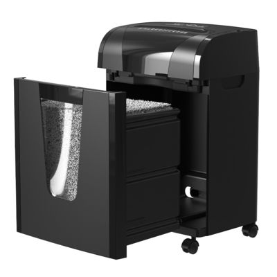 P-5 20L Bin C261P-10 Micro Cut Paper Shredder Untuk Kartu Kredit 10 Lembar Kertas A4 Dengan Staples