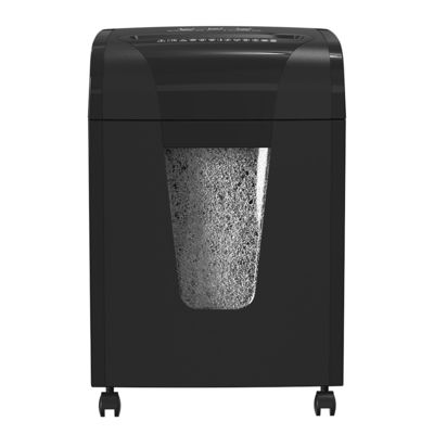 OEM 2 * 12cm ukuran micro cut shredder kertas 18 lembar 20L dengan 4 casters C261P-10