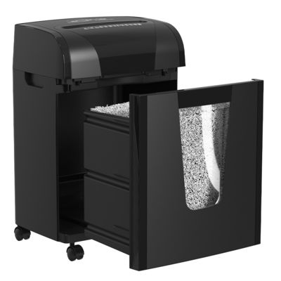 10 lembar A4 Micro Cut Paper Shredder Mesin Dengan 20L Tarik Out Basket Bin C261P-10