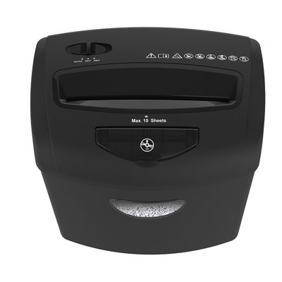 CD218P Mesin Shredder Cross Cut Paper Untuk Rumah Kantor Dengan 21L Basket Bin 10 lembar A4 Shredding Cd Card