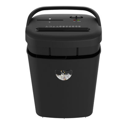 12 lembar A4 Large Waste Bin 25L mesin shredder kertas tugas berat untuk kantor rumah shred CD kartu kredit