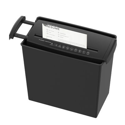 Mini Ukuran 5 Lembar Strip Cut Paper Shredder Rumah Kantor Penggunaan Dengan 10L Basket Bin