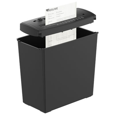 Desktop 5 lembar A4 Strip Cut Shredder Mesin 10Liter Kapasitas S606B dibuat di Cina