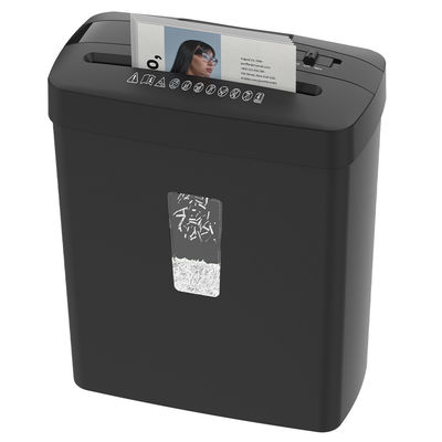 Pabrik Mesin Mini Paper Shredder C220P 6 lembar A4 Cross Cut 13L Basket Bin