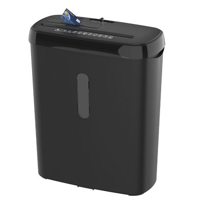 SD108P 8 LIPI Mesin Penghancur Kertas A4 Untuk Kartu CD Shredder Kertas Dengan 11L Basket Bin