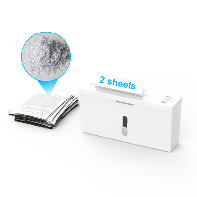Baru Datang 2 lembar A4 Desktop kecil Shredder Kantor Rumah Shredding Machine CS201C