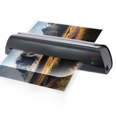 Laminator Hitam A4 Untuk Foto LM2008 Dokumen Kertas Menu Laminating Perangkat Dengan Pelepasan