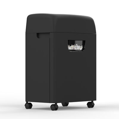 Heavy Duty Paper Shredder 45 menit 18 lembar Cross Cut Kantor kartu kredit Shredder untuk kantor 20-Liter Pullout Bin dengan 4 Casters