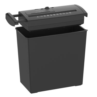 Woolsche rumah ukuran kecil SD105P 5 lembar mesin shredder kertas 10L untuk kantor 3.0m/min kecepatan