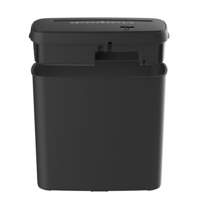 Dokumen listrik Potongan silang Mesin menghancurkan kertas C502P 6 lembar penghancur kartu kredit dengan 11L mini basket bin
