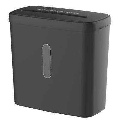 Dokumen listrik Potongan silang Mesin menghancurkan kertas C502P 6 lembar penghancur kartu kredit dengan 11L mini basket bin