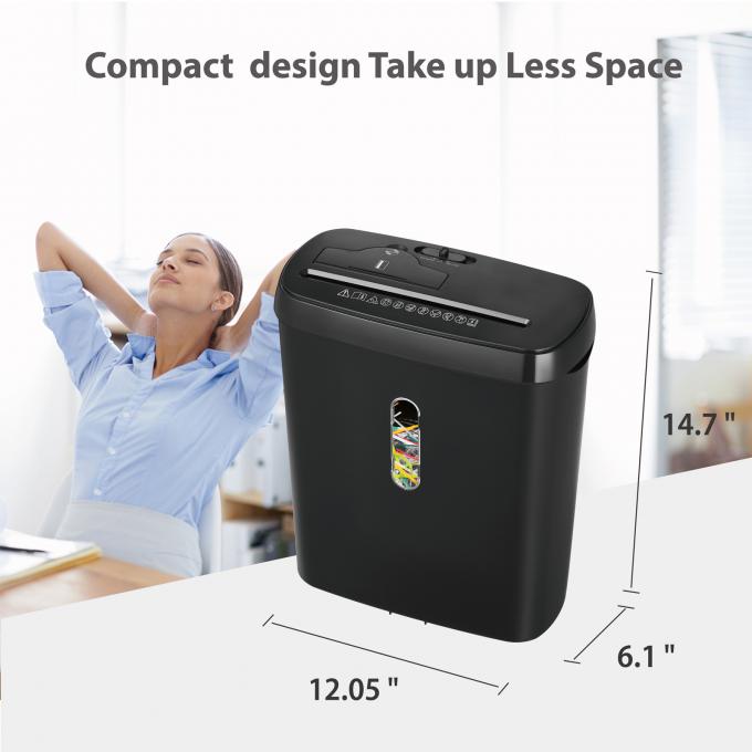 SD108P 8 LIPI Mesin Penghancur Kertas A4 Untuk Kartu CD Shredder Kertas Dengan 11L Basket Bin 4