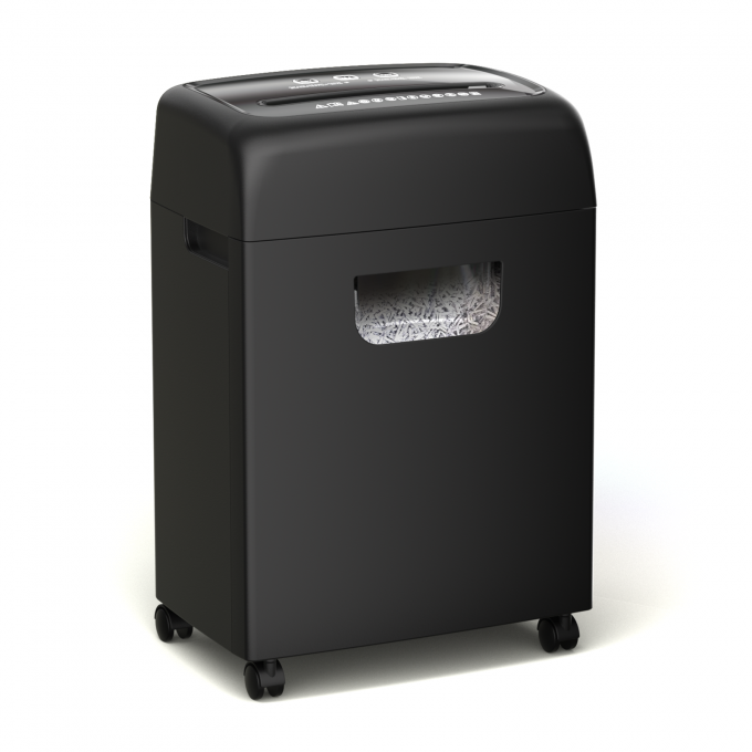 C281P Heavy Duty Electric Office Shredder 20L 18 Sheets Cross Cut Paper Shredder Untuk Kartu P-4 Dengan Pull-Out Bin 0