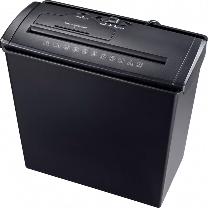 SD105P 5 lembar strip cut CD kartu kredit komersial Paper Shredder Dengan 10L Basket Untuk Rumah Kantor 0
