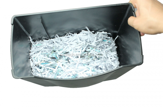 Potongan silang 14L menghancurkan dokumen kartu kredit 5 lembar mesin shredder kertas C506P 3