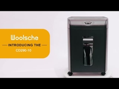 CD290P 10 lembar Micro Cut Heavy Duty kertas bisnis CD shredder dengan 18Liter pull-out bin kertas shr