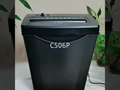 C506P 5 lembar mesin pemotong kertas A4 untuk kantor rumah dengan 14L basket bin