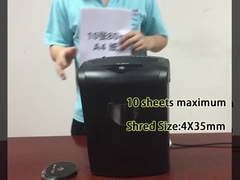 CD218P-10 21L Basket bin mesin pemotong kertas potong silang untuk kantor rumah