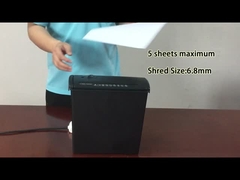 S606B mesin pemotong kertas strip potong 6.8mm ukuran pemotong 5 lembar A4